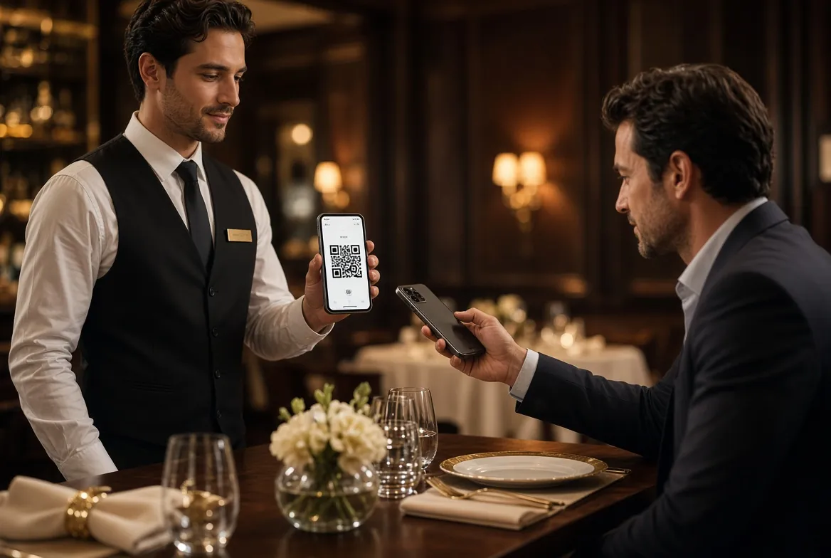 Restaurant table QR ordering — guests order on their phone, kitchen and waiter screens live